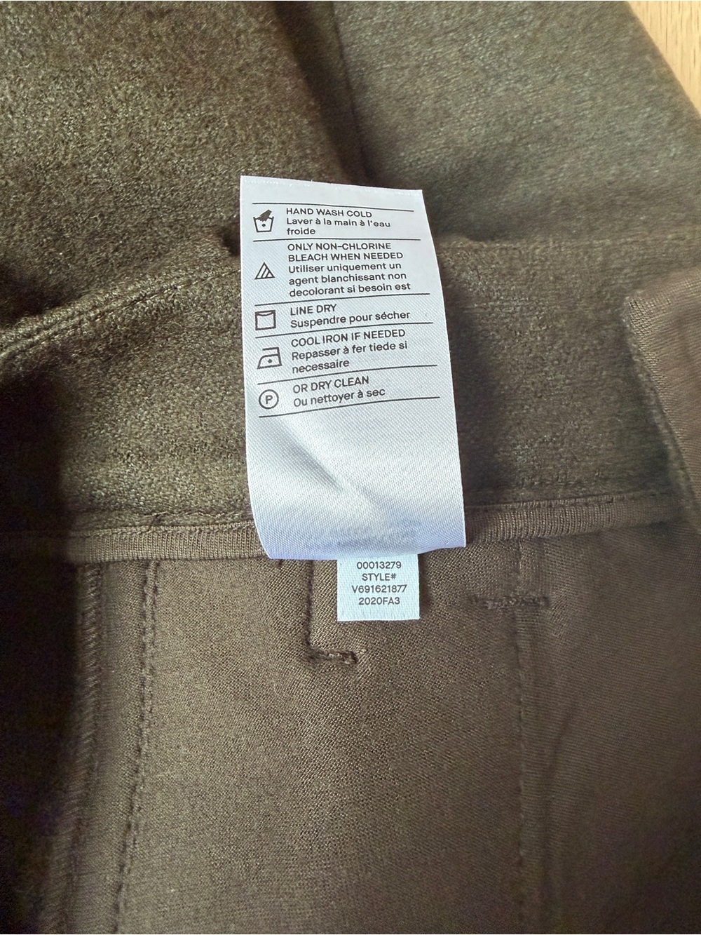Vince Olive Green Wide Leg Pants - Picture 5 of 9